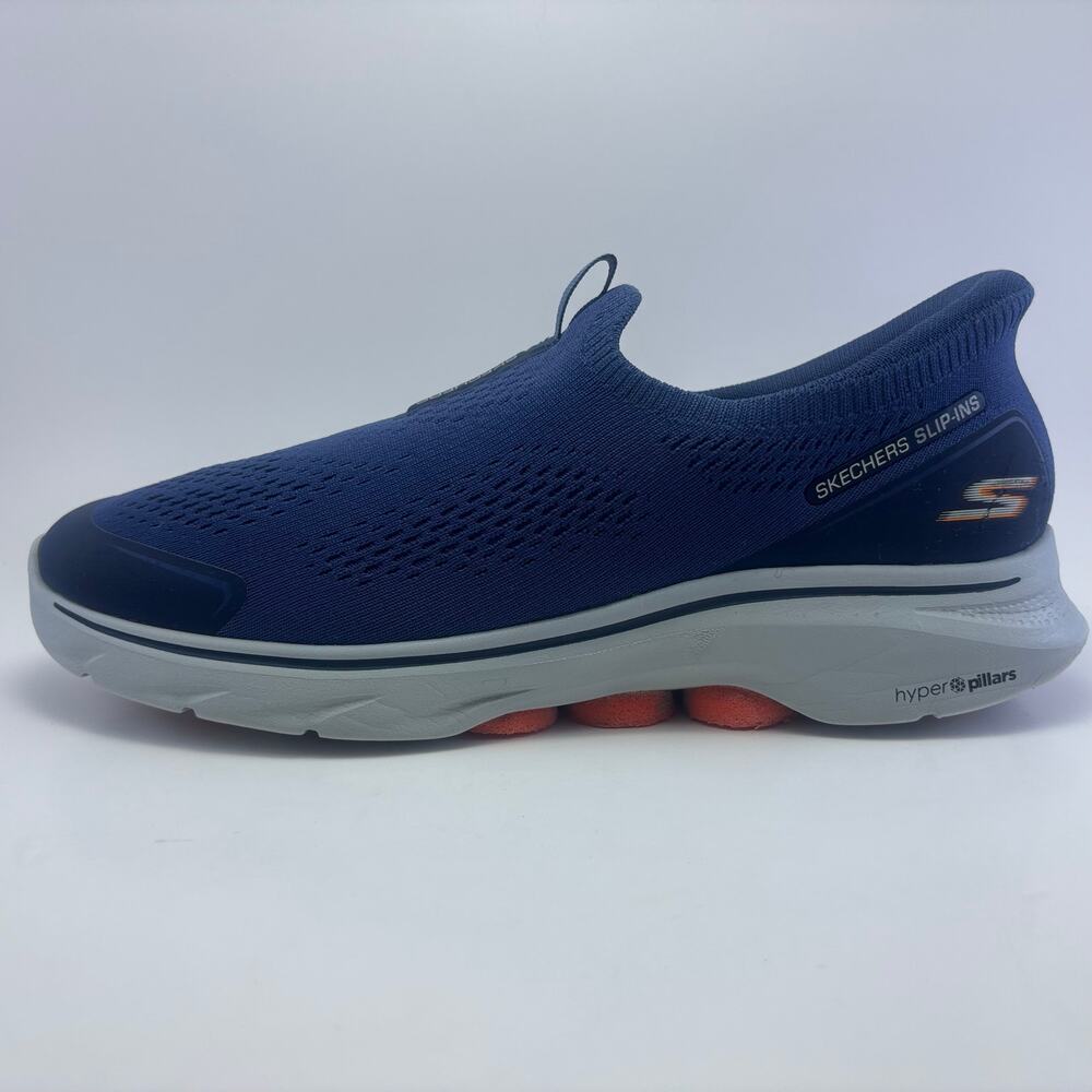 SKECHERS "GOWalk 7" Slip Ins "Hyper Pillars" Men’s Shoes Size 9